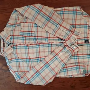 Men's button front shirt